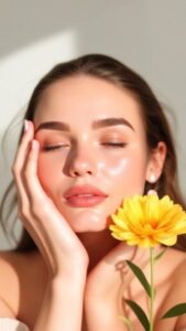 Natural glowing skin Natural glowing skin